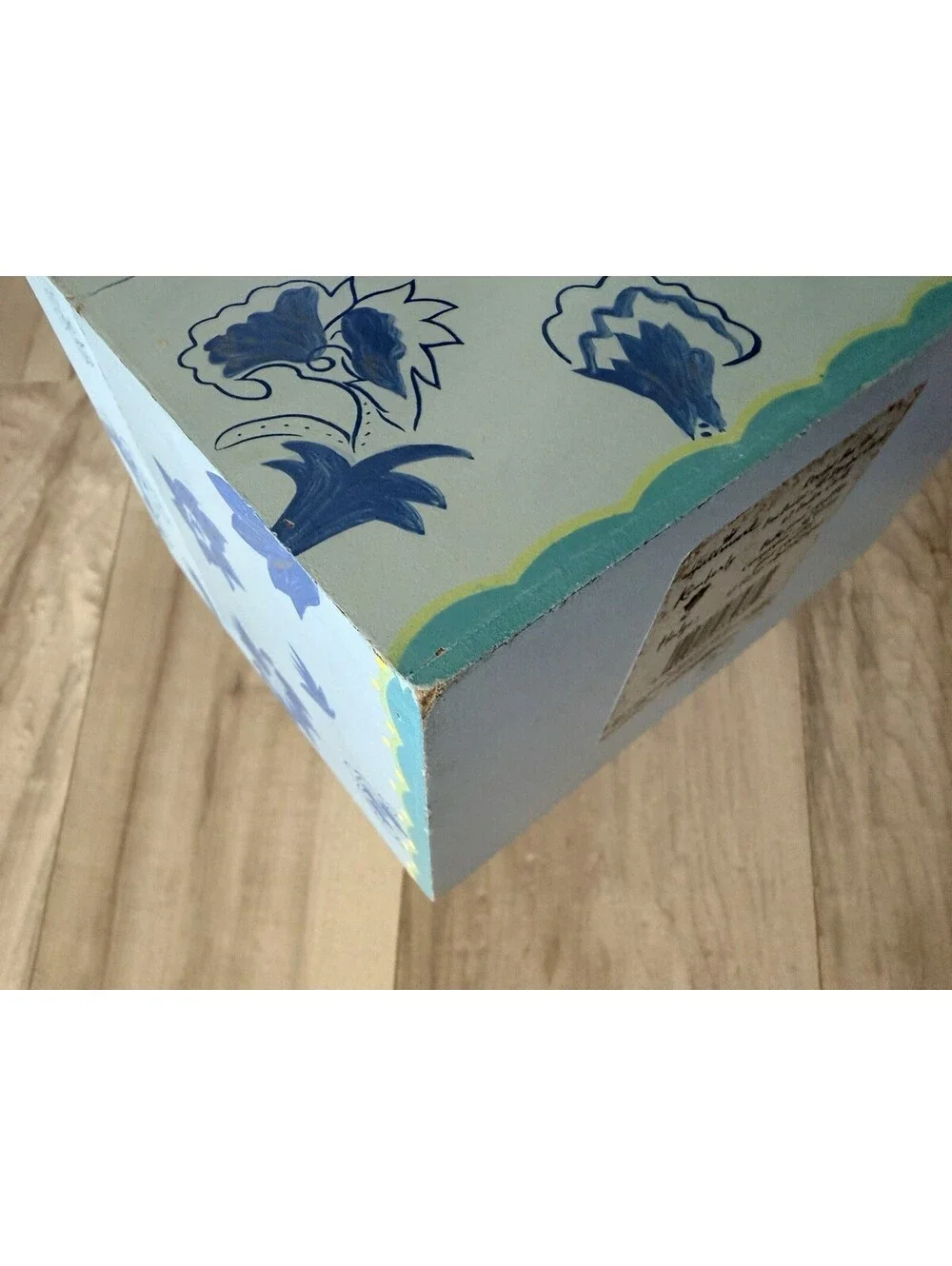 Hallmark Recipe Box By Kimberly Hodges Blue Green Teapot Design
